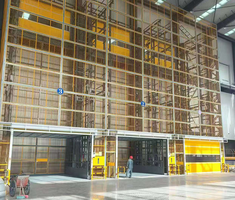 带护网厂房升降货梯